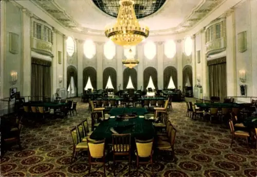 Ak Ostseebad Travemünde Lübeck, Ostseeheilbad  Casino Großer Spielsaal