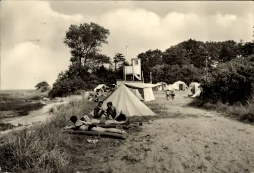 Ak Boiensdorf in Mecklenburg, Zeltplatz