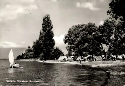 Ak Allensbach am Bodensee, Zeltplatz am Bodensee