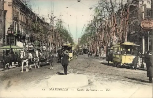 CPA Marseille Bouches-du-Rhône, Cours Belsunce