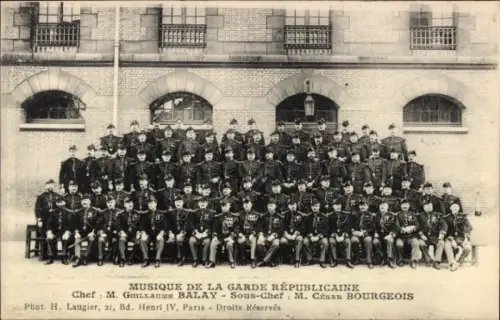 Ak Musique de la Garde Republicaine, Balay, Bourgeois