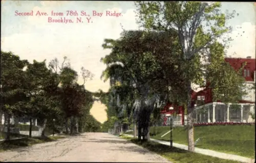 PC Brooklyn, New York City, USA, Second Ave. from 78th St., Bay Ridge