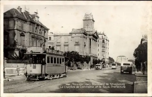 CPA Toulon Var, Boulevard de Strasbourg, la Chambre de Commerce, Sous-Préfecture