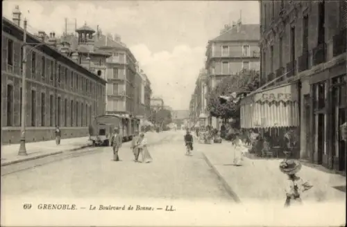 CPA Grenoble Isère, Boulevard de Bonne