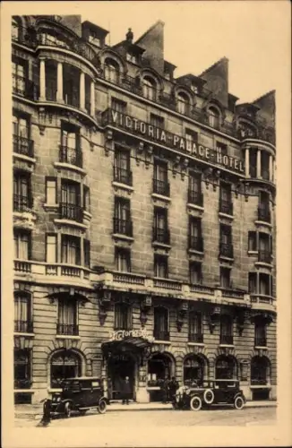 Ak Paris VI, Victoria Palace Hotel, 6 Rue Blaise Desgoffe