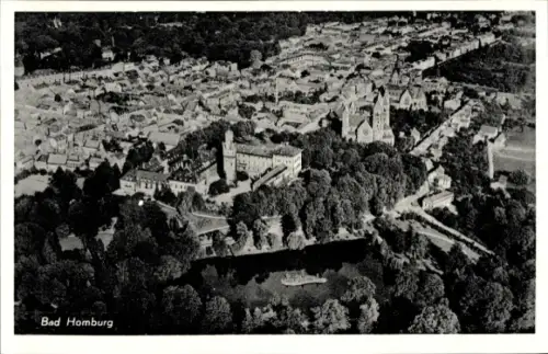 Ak Bad Homburg vor der Höhe im Taunus Hessen, Fliegeraufnahme
