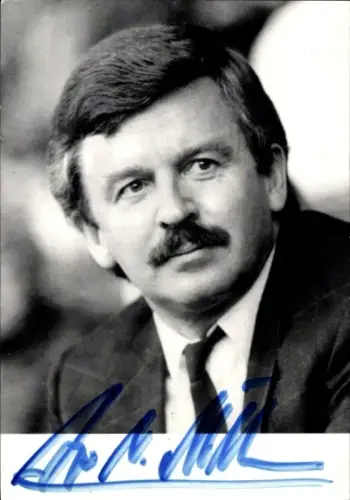 Ak Politiker Jürgen W. Möllemann, Portrait, Autogramm