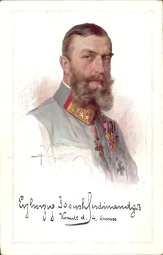 Künstler Ak Brüch, Erzherzog Joseph Ferdinand von Österreich Toskana, Portrait, Orden