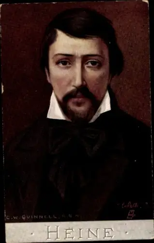 Künstler Ak Dichter und Schriftsteller Heinrich Heine