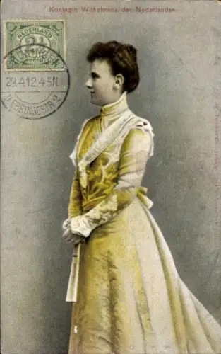 Ak Königin Wilhelmina der Niederlande, Portrait