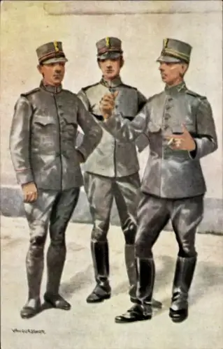 Künstler Ak van Oorschot, Niederländische Soldaten, Feldartillerie, Artillerie