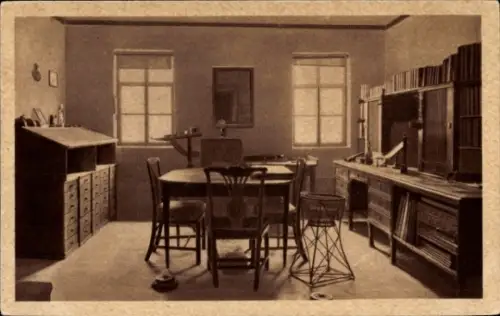 Ak Weimar in Thüringen, Goethes Arbeitszimmer, Goethe-Nationalmuseum, Weimar