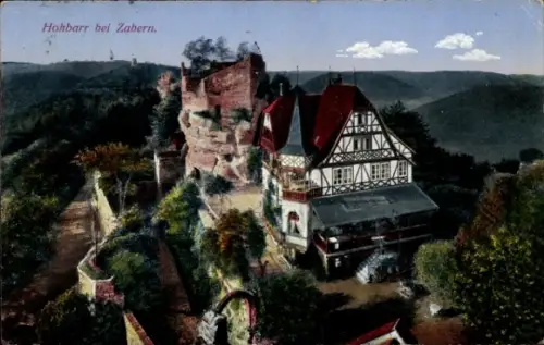 Ak Saverne Zabern Elsass Bas Rhin, Château du Haut-Barr, Burg Hohbarr, Hohbarr bei Zabern, Burgru