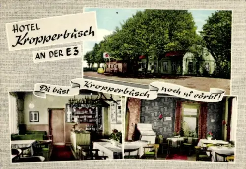 Ak Kropp in Schleswig, Hotel und Gaststätte Kropperbusch