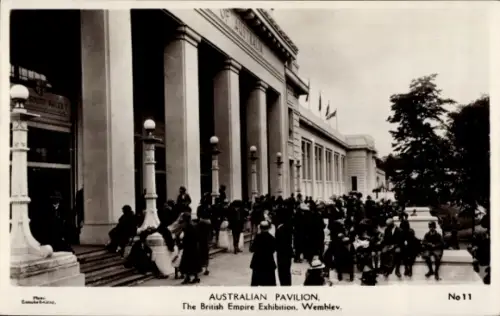 Ak Wembley Brent London England, Australian Pavillon, The British Empire Exhibition