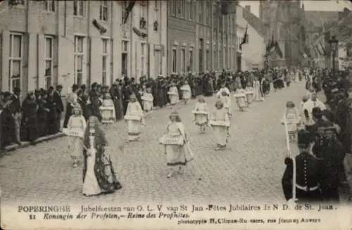 CPA Poperinghe Poperinge Flandre occidentale, Fetes Jubilaires de Notre Dame de St Jean