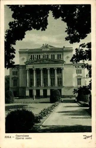 Ak Riga Lettland,  Opernhaus, Operas nams