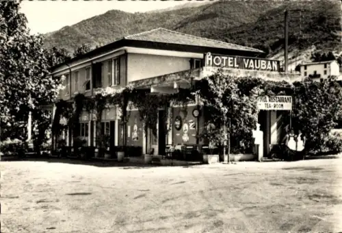 Ak Entrevaux Alpes de Haute Provence, Hotel Vauban