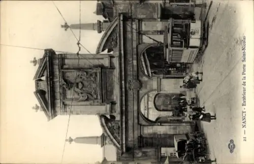 Ak Nancy Meurthe et Moselle,  Porte Saint-Nicolas, Außenansicht