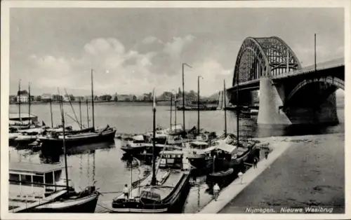 Ak Nijmegen Gelderland,  Nieuwe Waalbrug