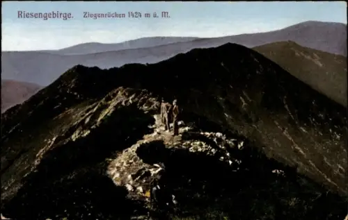 Ak Region Königgrätz Riesengebirge Tschechien, Kozí hřbety, Ziegenrücken