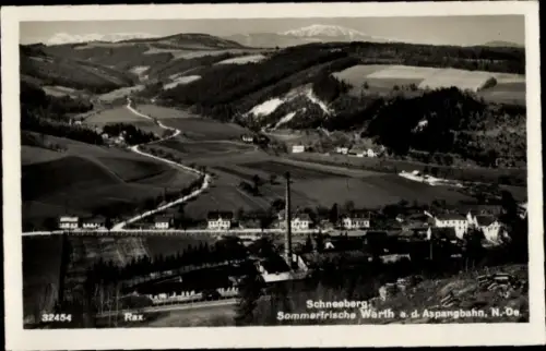 Ak Warth in Niederösterreich, Ort an der Aspangbahn