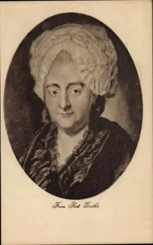 Ak Catharina Elisabeth Goethe, Mutter von Johann Wolfgang von Goethe