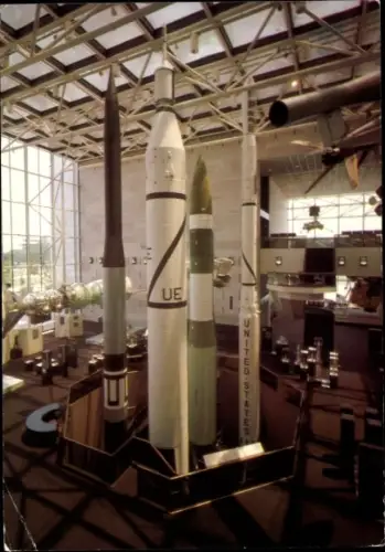 Ak Washington DC USA, National Air and Space Museum Smithsonian Institution, Missile Pit