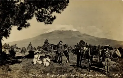Ak México, Popocatepetl desde Atlixco, Puebla