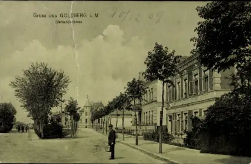 Ak Goldberg in Mecklenburg, Bismarckstraße