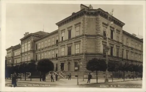 Ak Villach in Kärnten, K. k. Staatsgymnasium
