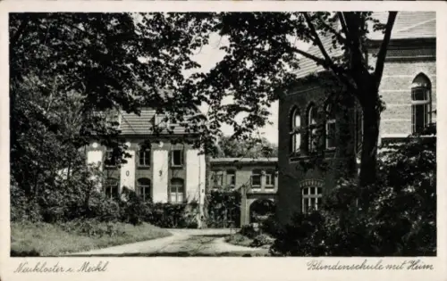 Ak Neukloster in Mecklenburg, Blindenschule, Heim