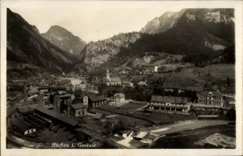 Ak Hieflau Landl in der Steiermark, Gesamtansicht