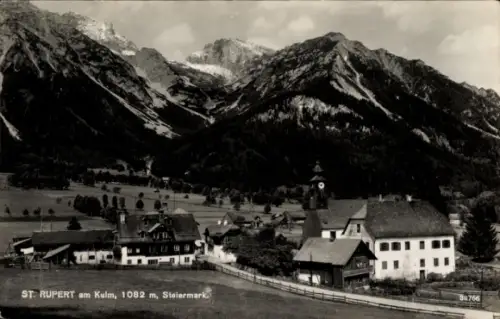 Ak Sankt Rupert am Kulm Steiermark, Panorama
