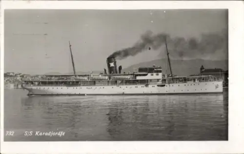 Foto Ak Dampfer SS Karadjordje