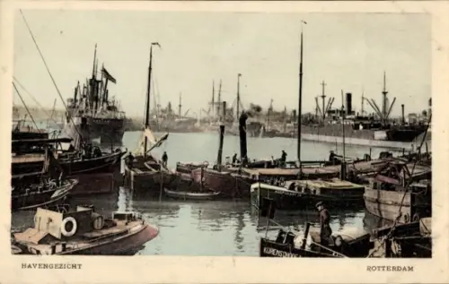 Ak Rotterdam Südholland Niederlande, Havengezicht, KURENSCHO, Rotterdam