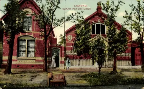 Ak Zaandam Zaanstad Nordholland,  Czaar Peterhuisje