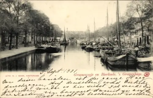 Ak 's Gravenhage Den Haag Südholland, Groenewegje en Bierkade