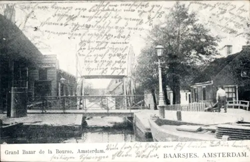 Ak Baarsjes Amsterdam Nordholland Niederlande, Grand Bazar de la Bourse