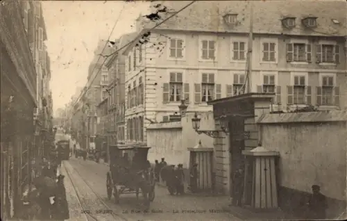Ak Brest Finistère, Rue de Siam