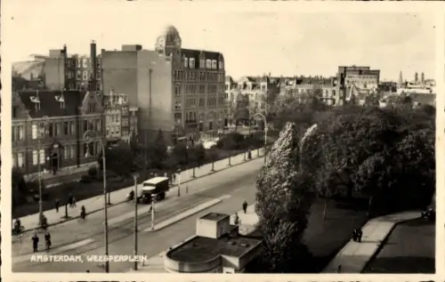 Ak Amsterdam Nordholland Niederlande, Weesperplein