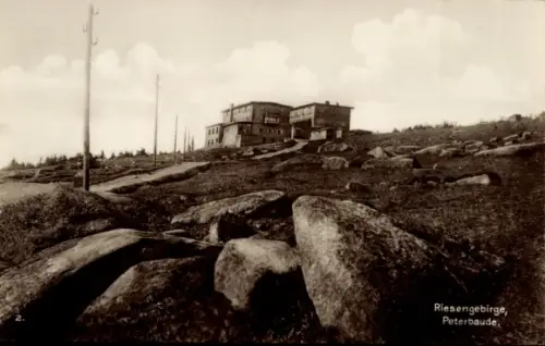 Ak Region Königgrätz Riesengebirge Tschechien, Kozí hřbety, Peterbaude