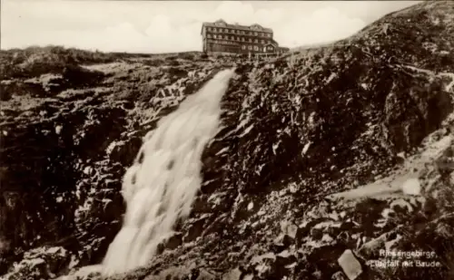 Ak Region Königgrätz, Riesengebirge, Krkonose,  Baude