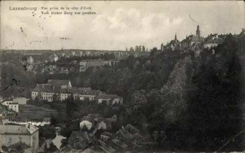 Ak Luxemburg Luxembourg, Gesamtansicht