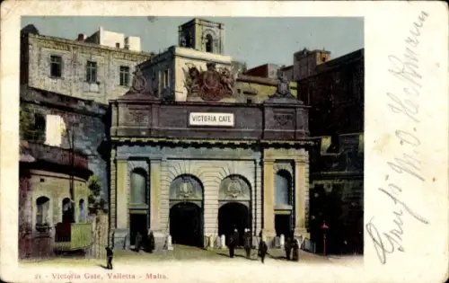 Ak Valletta Malta, Victoria Gate, Valletta, Malta