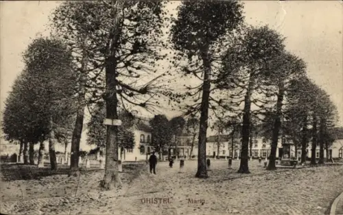 Ak Ghistelles Gistel Westflandern, Vue de l'emplacement