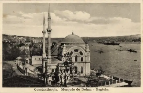 Ak Konstantinopel Istanbul Türkei, Bagtche, Dolma Moschee