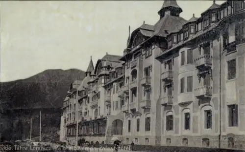 Ak Tatranská Lomnica Tatralomnicz Tatralomnitz Vysoké Tatry Hohe Tatra Slowakei, Palast-Hotel