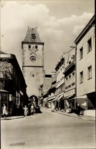 Ak Mělník Mittelböhmen,  Pražská brána, Prager Tor