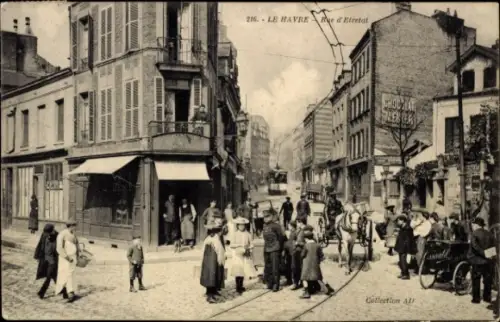 CPA Le Havre Seine Maritime, Rue d'Etretat